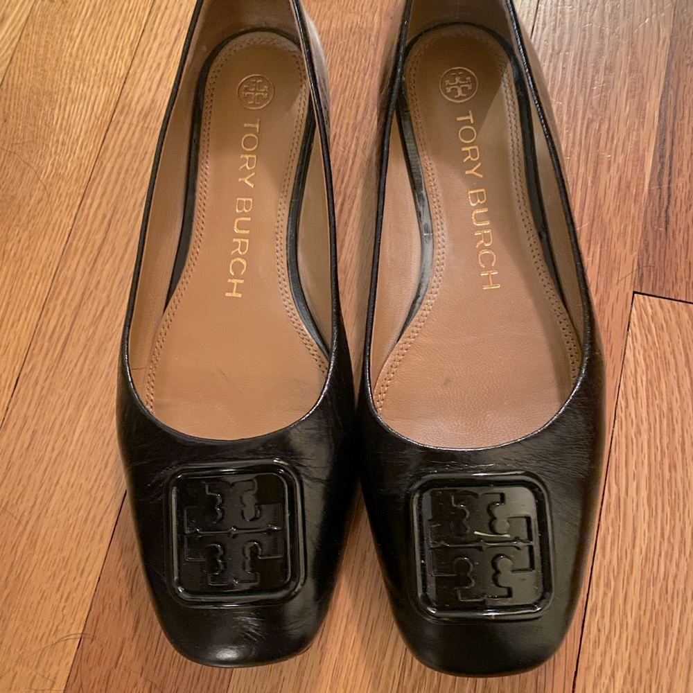 Tory Burch Georgia square toe flats